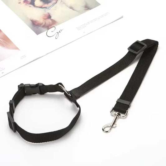 Ceinture de sécurité pour chien fixation appuie-tête